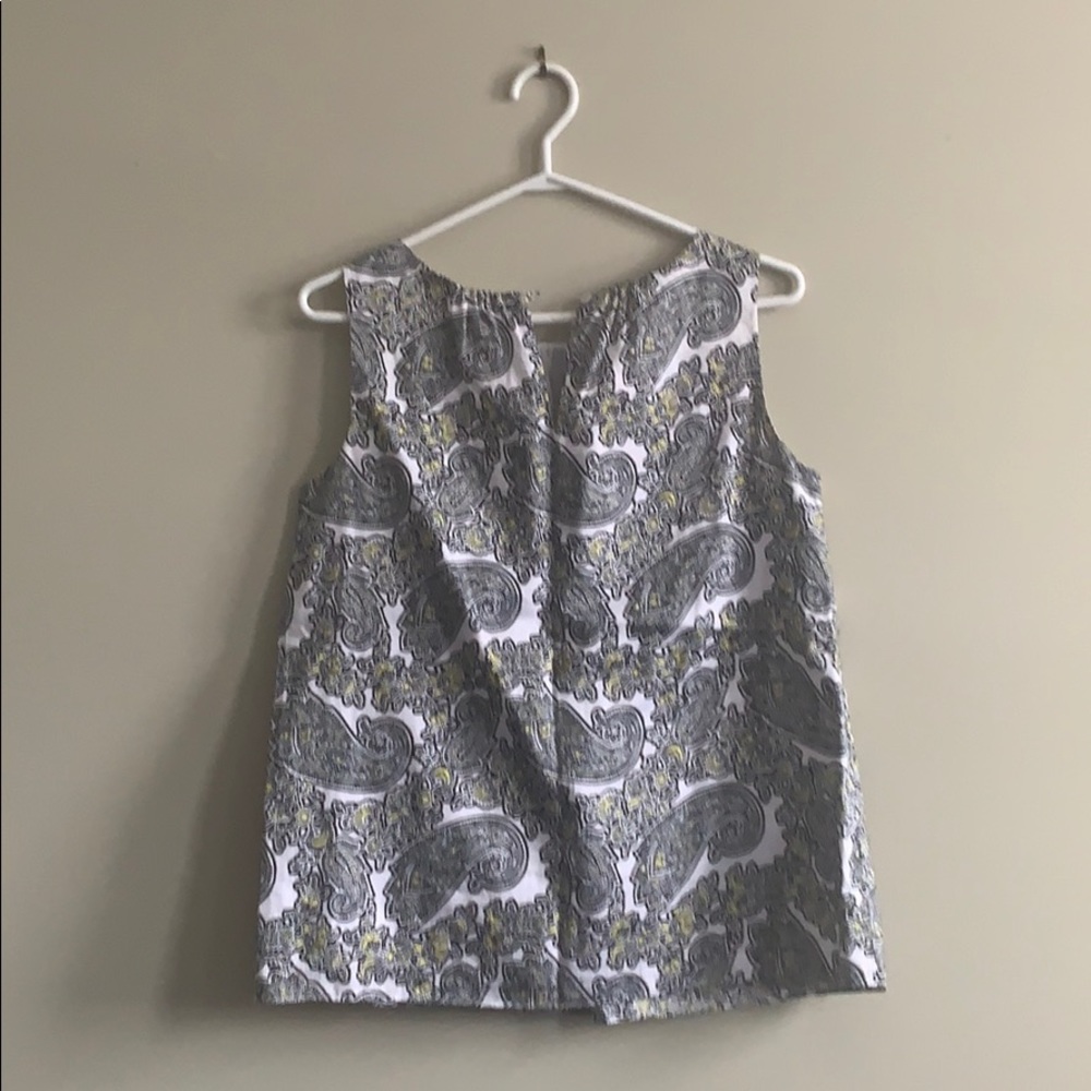 Michael Kors Sleeveless Paisley Blouse - Picture 3 of 6